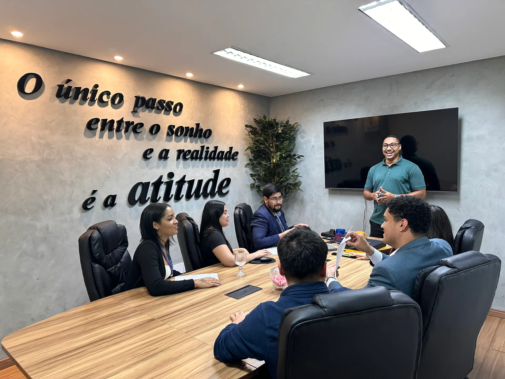 Equipe Sales Up em ação